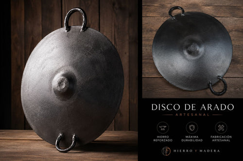 Disco de arado artesanal – ideal para cocinar al fuego